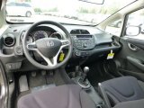 2012 Honda Fit Sport Black Interior