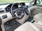 2011 Honda Odyssey Touring Elite Beige Interior