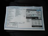 2013 Volkswagen Touareg VR6 FSI Executive 4XMotion Window Sticker