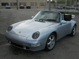 1995 Polar Silver Metallic Porsche 911 Carrera Cabriolet #6895485