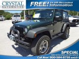 2010 Natural Green Pearl Jeep Wrangler Sport 4x4 #68954208