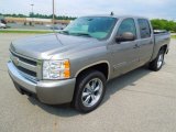 2008 Graystone Metallic Chevrolet Silverado 1500 LS Crew Cab 4x4 #68954199