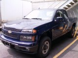 2009 Deep Navy Blue Chevrolet Colorado Extended Cab 4x4 #68983657