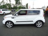 Clear White Kia Soul in 2010