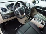 2012 Chrysler Town & Country Touring - L Black/Light Graystone Interior