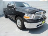 2010 Brilliant Black Crystal Pearl Dodge Ram 1500 SLT Quad Cab #68988128