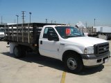 2005 Oxford White Ford F350 Super Duty XL Regular Cab Chassis Stake Truck #68988426