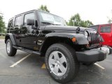 2012 Jeep Wrangler Unlimited Sahara 4x4 Front 3/4 View