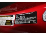 2013 Mini Cooper Hardtop Info Tag