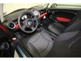 2013 Mini Cooper Hardtop Carbon Black Interior