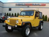 2004 Solar Yellow Jeep Wrangler Sport 4x4 #69029335