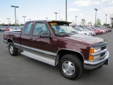 1998 Dark Carmine Red Metallic Chevrolet C/K K1500 Silverado Extended Cab 4x4 #69028988