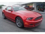 2013 Red Candy Metallic Ford Mustang V6 Premium Coupe #69028644