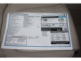 2013 Volkswagen Touareg VR6 FSI Executive 4XMotion Window Sticker