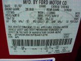 2007 Edge Color Code for Blazing Copper Metallic - Color Code: GW