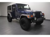 2005 Patriot Blue Pearl Jeep Wrangler Unlimited 4x4 #69028934