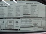 2012 Cadillac CTS 4 3.0 AWD Sedan Window Sticker