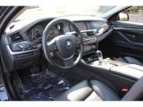 2011 BMW 5 Series 550i Sedan Black Interior