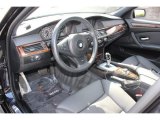 2010 BMW 5 Series 528i xDrive Sedan Black Interior