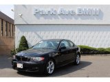 2009 Jet Black BMW 1 Series 128i Coupe #69093867