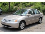 2001 Titanium Metallic Honda Civic EX Sedan #69094392