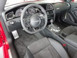 2013 Audi RS 5 4.2 FSI quattro Coupe Black Fine Nappa Leather/Black Alcantara Inserts Interior
