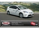 2012 Toyota Prius Plug-in Blizzard White Pearl