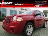2009 Inferno Red Crystal Pearl Jeep Compass Sport #69149932