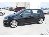 2013 Volkswagen Golf R Deep Black Pearl Metallic