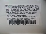 2010 MDX Color Code for Aspen White Pearl - Color Code: NH677P