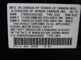2010 MDX Color Code for Bali Blue Pearl - Color Code: B552P