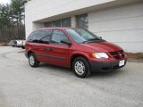 2006 Inferno Red Crystal Pearl Dodge Caravan SE #6911655