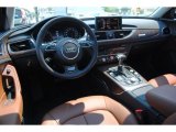 2012 Audi A6 3.0T quattro Sedan Nougat Brown Interior