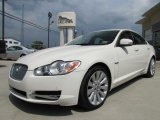 Porcelain White Jaguar XF in 2009