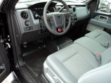 2011 Ford F150 STX SuperCab Steel Gray Interior