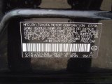 2007 IS Color Code for Obsidian Black - Color Code: 212