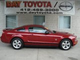 2009 Dark Candy Apple Red Ford Mustang V6 Premium Coupe #69213721