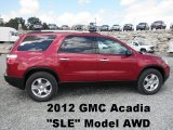 2012 Crystal Red Tintcoat GMC Acadia SLE AWD #69214357
