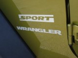 2010 Jeep Wrangler Sport 4x4 Marks and Logos