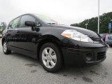 Super Black Nissan Versa in 2012