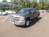 2012 Mocha Steel Metallic Chevrolet Silverado 1500 LT Extended Cab 4x4 #69214234