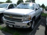 2012 Silver Ice Metallic Chevrolet Silverado 1500 LT Extended Cab #69213830