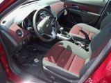 2012 Chevrolet Cruze Eco Jet Black/Sport Red Interior
