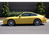 2004 Speed Yellow Porsche 911 Carrera Coupe #69275352