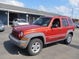 2005 Inferno Red Crystal Pearl Jeep Liberty Sport 4x4 #69275332