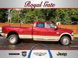 2012 Deep Cherry Red Crystal Pearl Dodge Ram 3500 HD Laramie Longhorn Crew Cab 4x4 Dually #69275019
