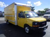 2009 Yellow GMC Savana Cutaway 3500 Commercial Moving Truck #69275293