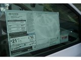2012 Toyota Sienna LE Window Sticker