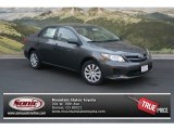 2012 Magnetic Gray Metallic Toyota Corolla LE #69274957