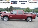 2013 Sonoma Red Metallic GMC Sierra 1500 SLE Crew Cab 4x4 #69275142